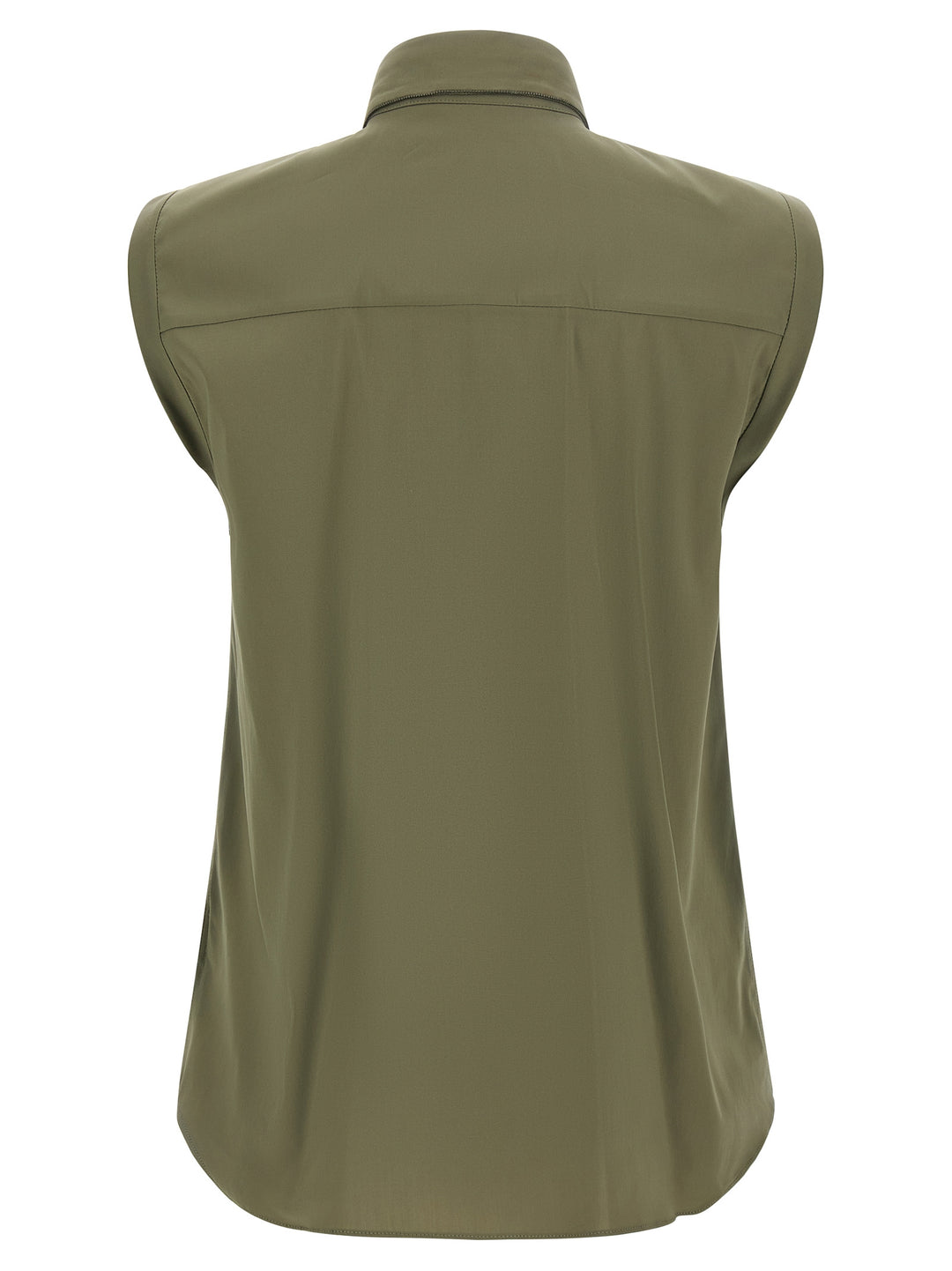 Brunello Cucinelli Bicolor Cotton Blouse