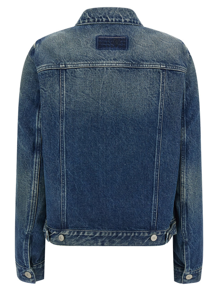 MM6 Maison Margiela Blue Cotton Denim Jacket