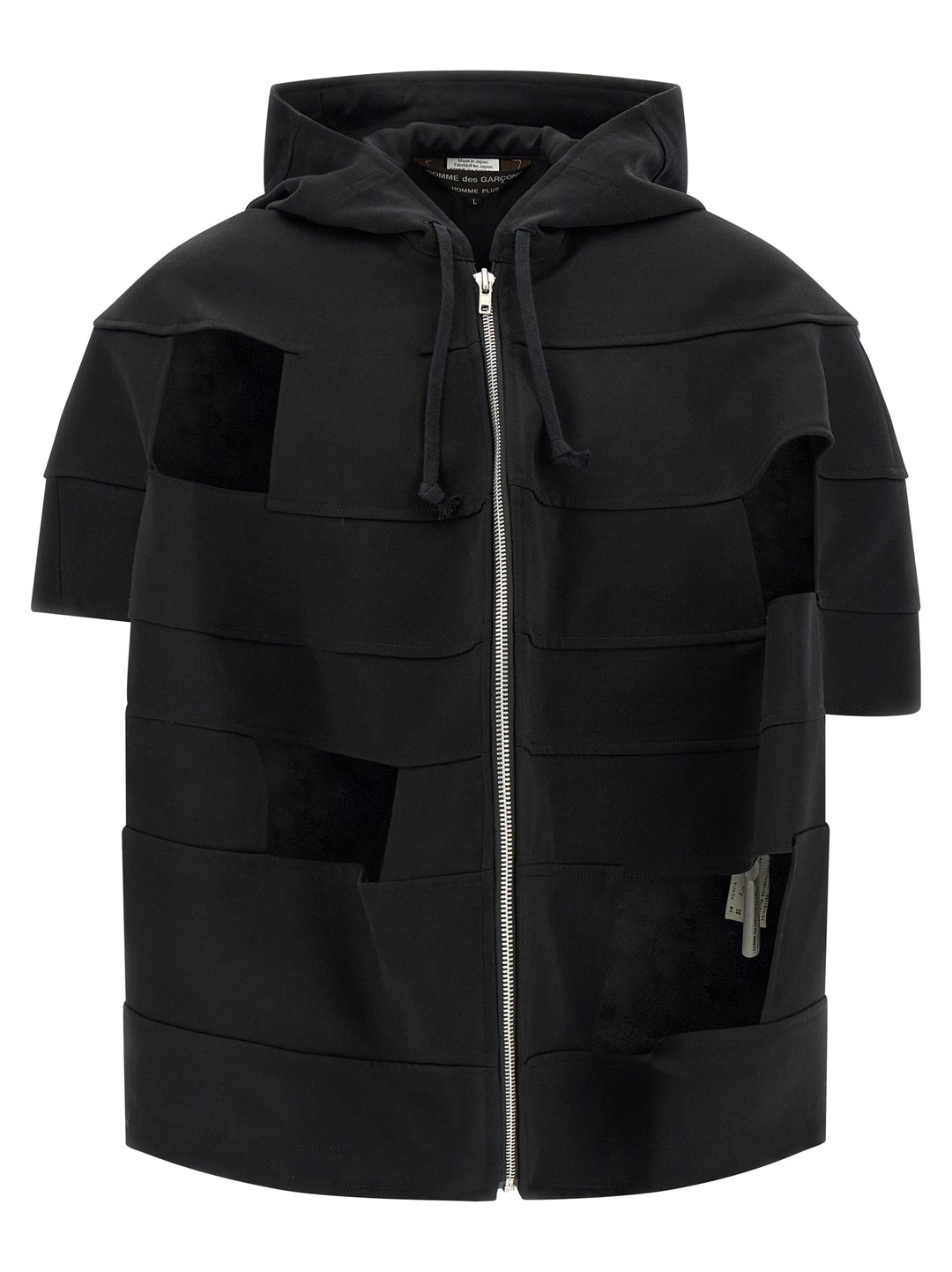 Comme Des Garçons Black Wool Shell Jacket