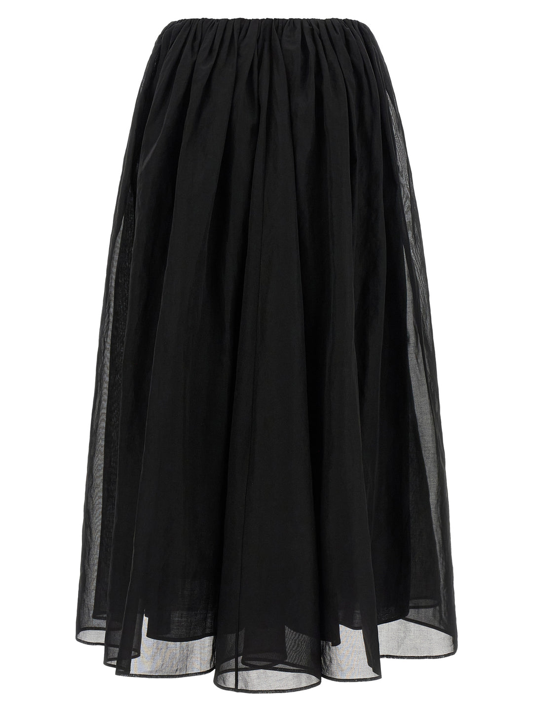 Brunello Cucinelli Black Cotton Mini Skirt