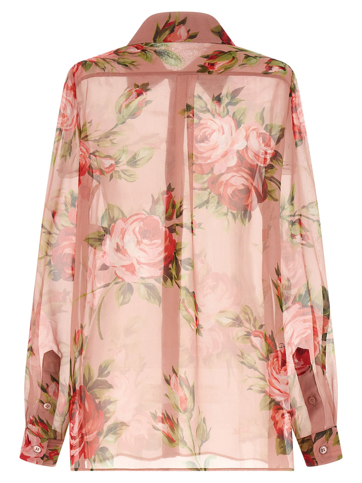 Dolce &amp; Gabbana Multicolor Silk Blouse