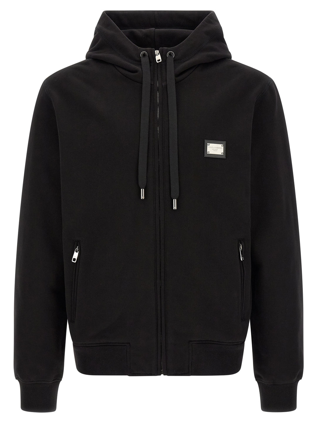 Dolce &amp; Gabbana Black Cotton Sweatshirt