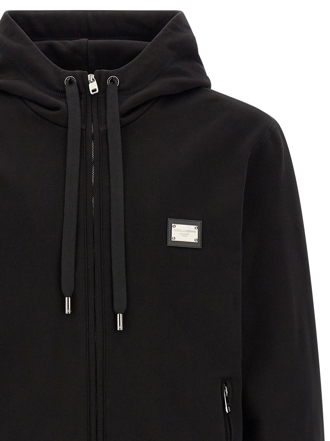 Dolce &amp; Gabbana Black Cotton Sweatshirt