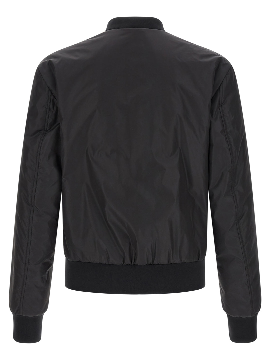 Dolce &amp; Gabbana Black Polyamide Bomber