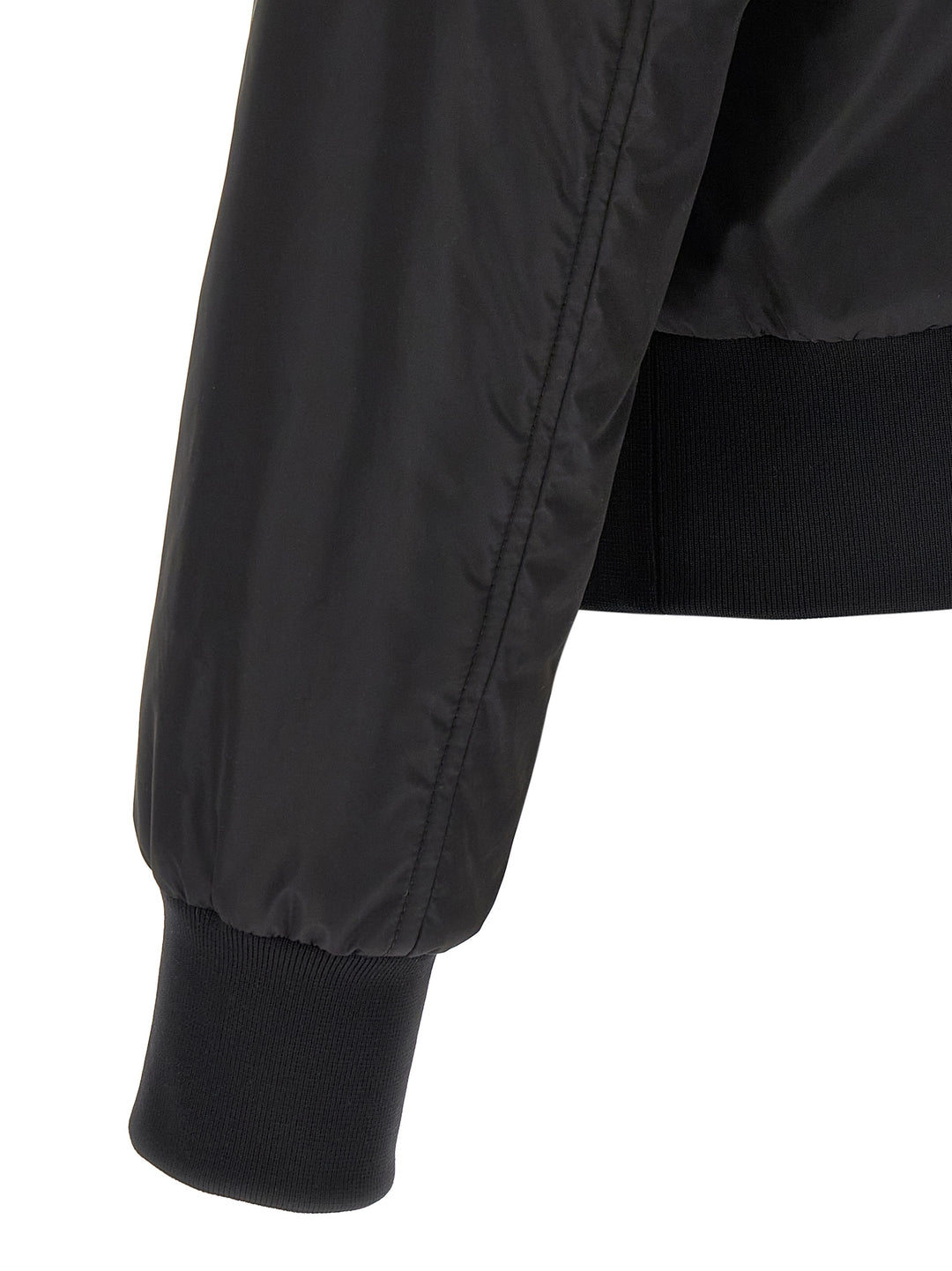 Dolce &amp; Gabbana Black Polyamide Bomber
