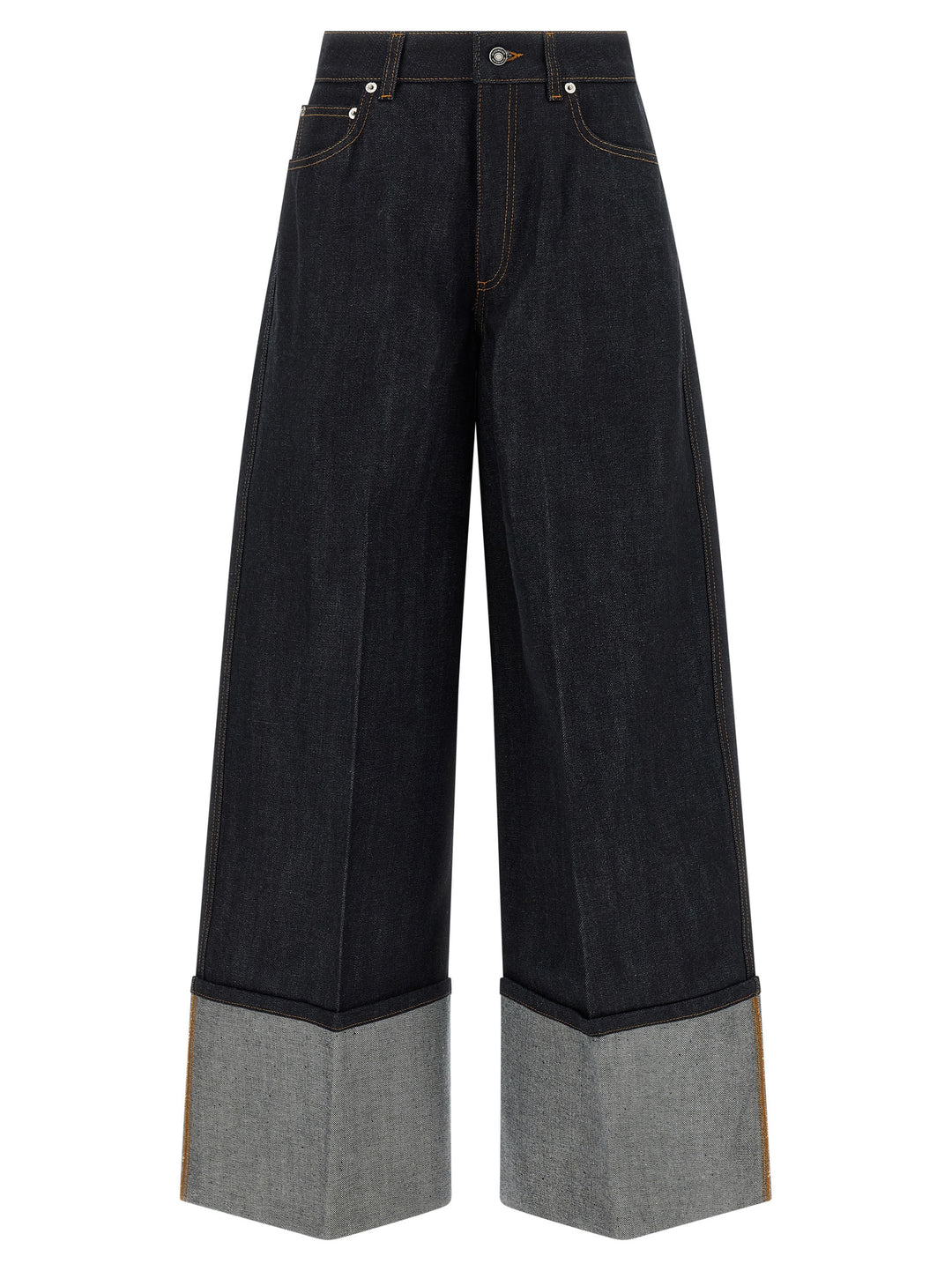 Givenchy Blue Cotton Flared Jeans