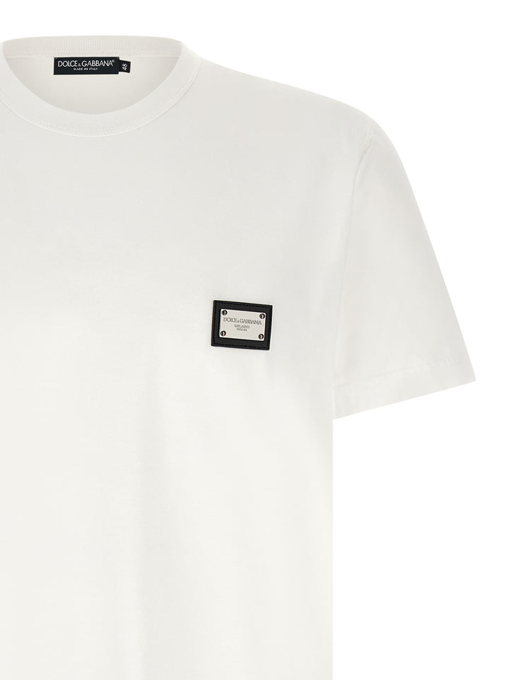 Dolce &amp; Gabbana White Cotton T-Shirt