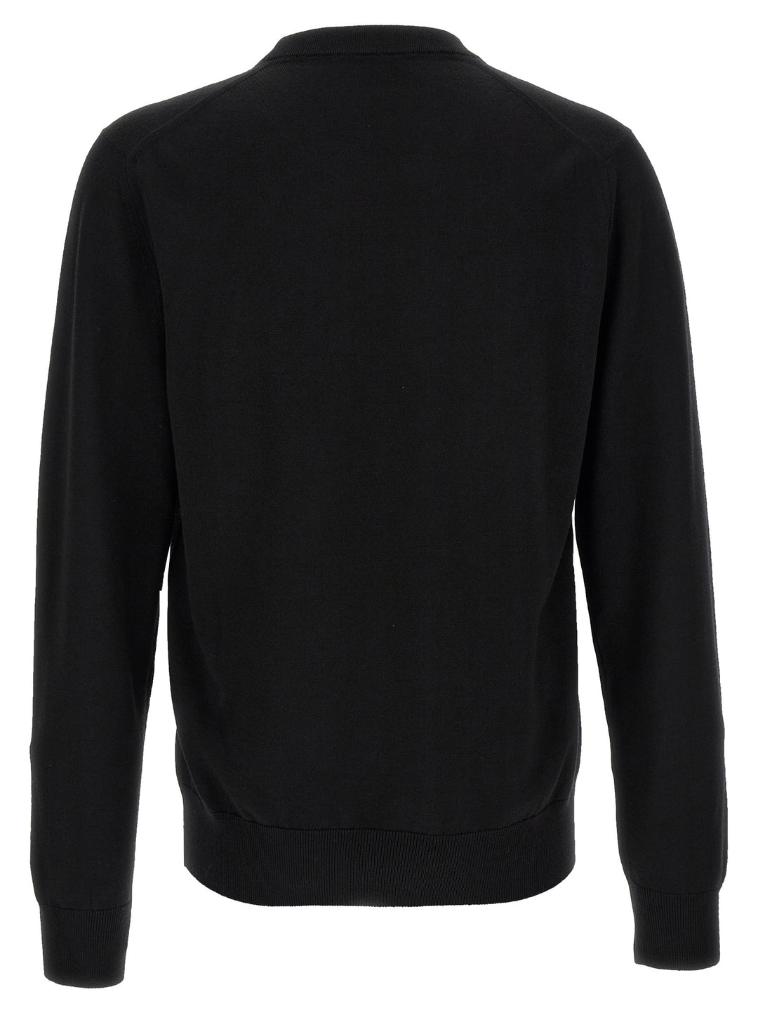 Dolce &amp; Gabbana Black Virgin Wool Cardigan