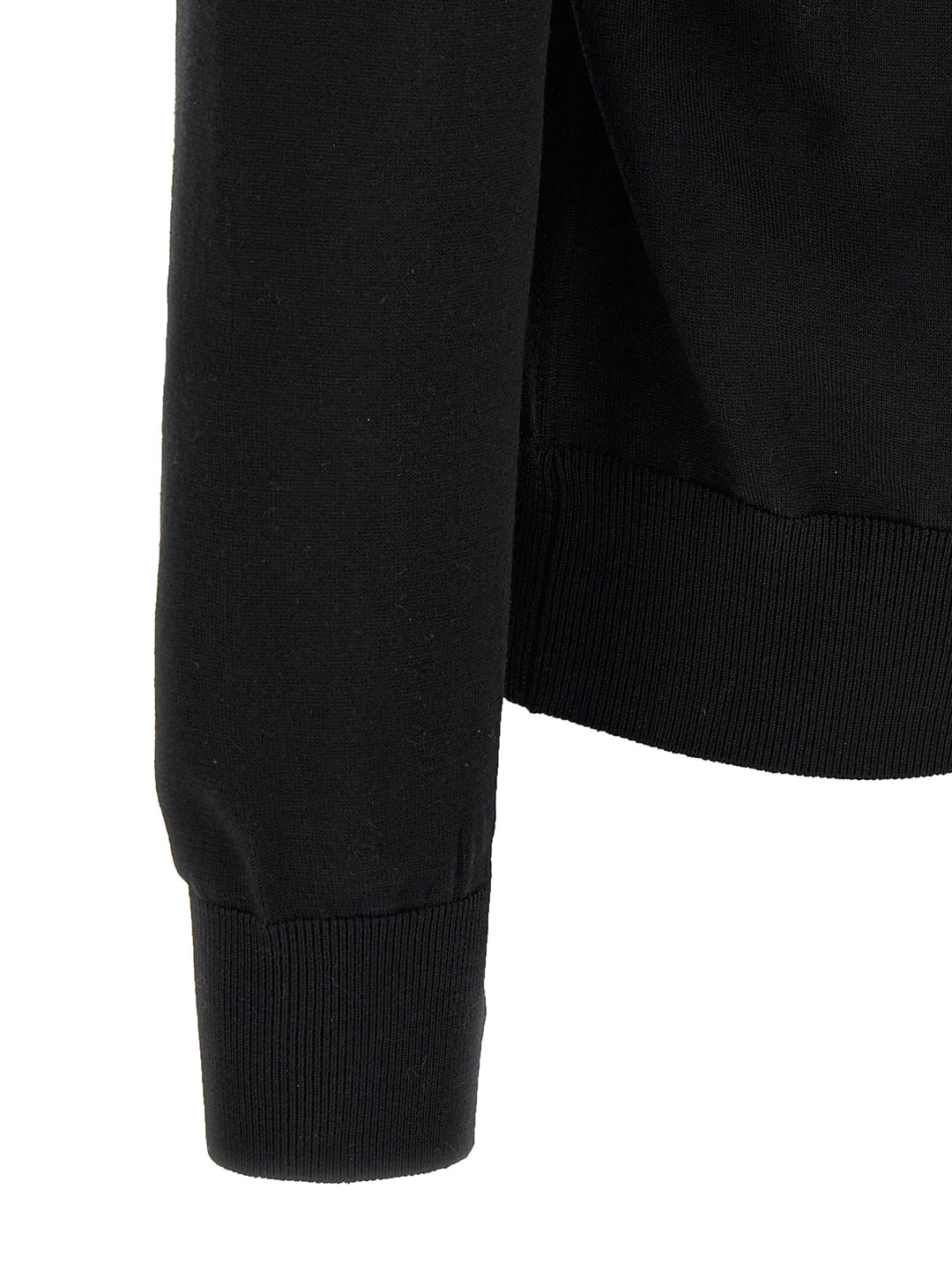 Dolce &amp; Gabbana Black Virgin Wool Cardigan