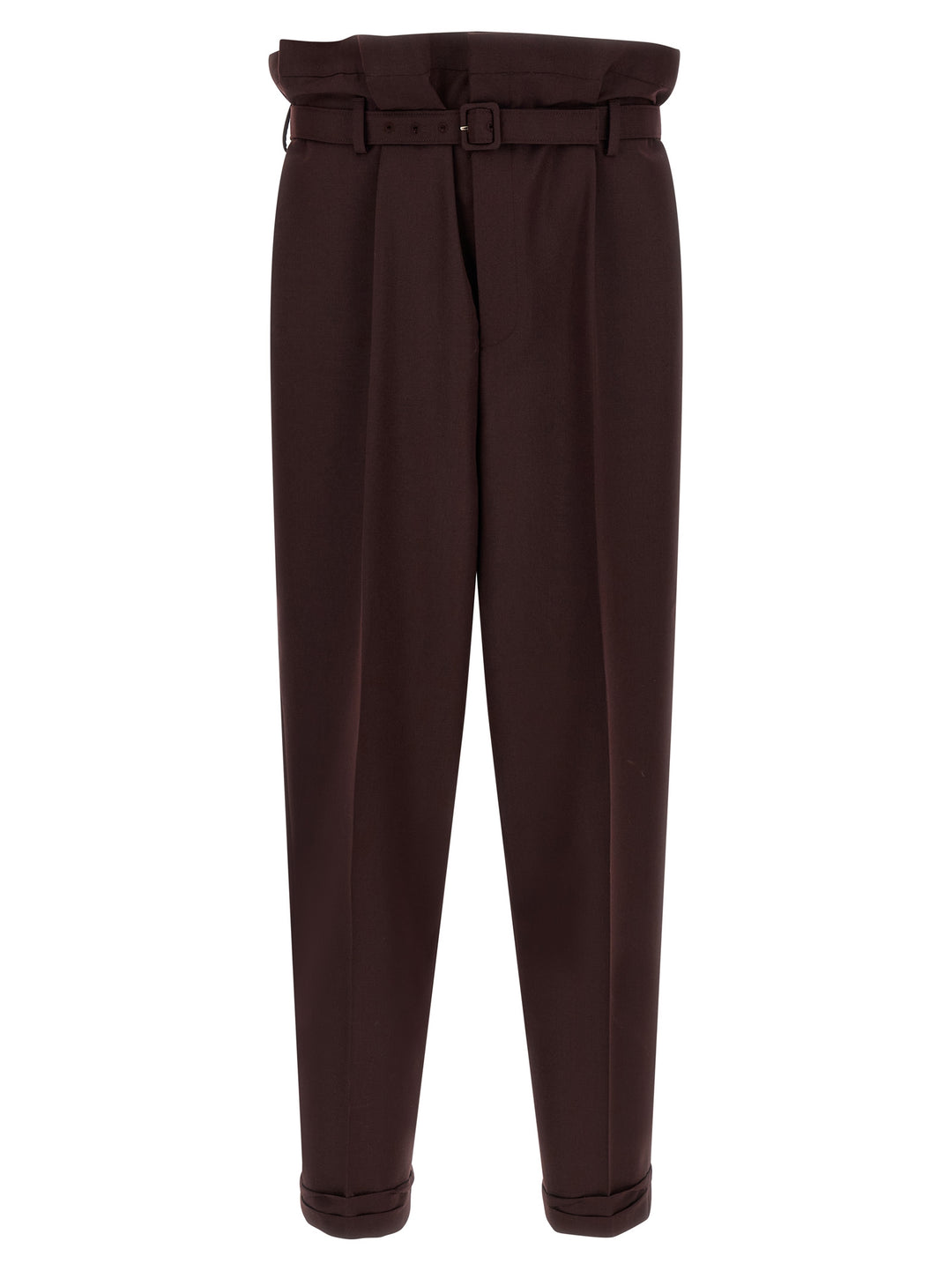 Saint Laurent Purple Wool Casual Pants
