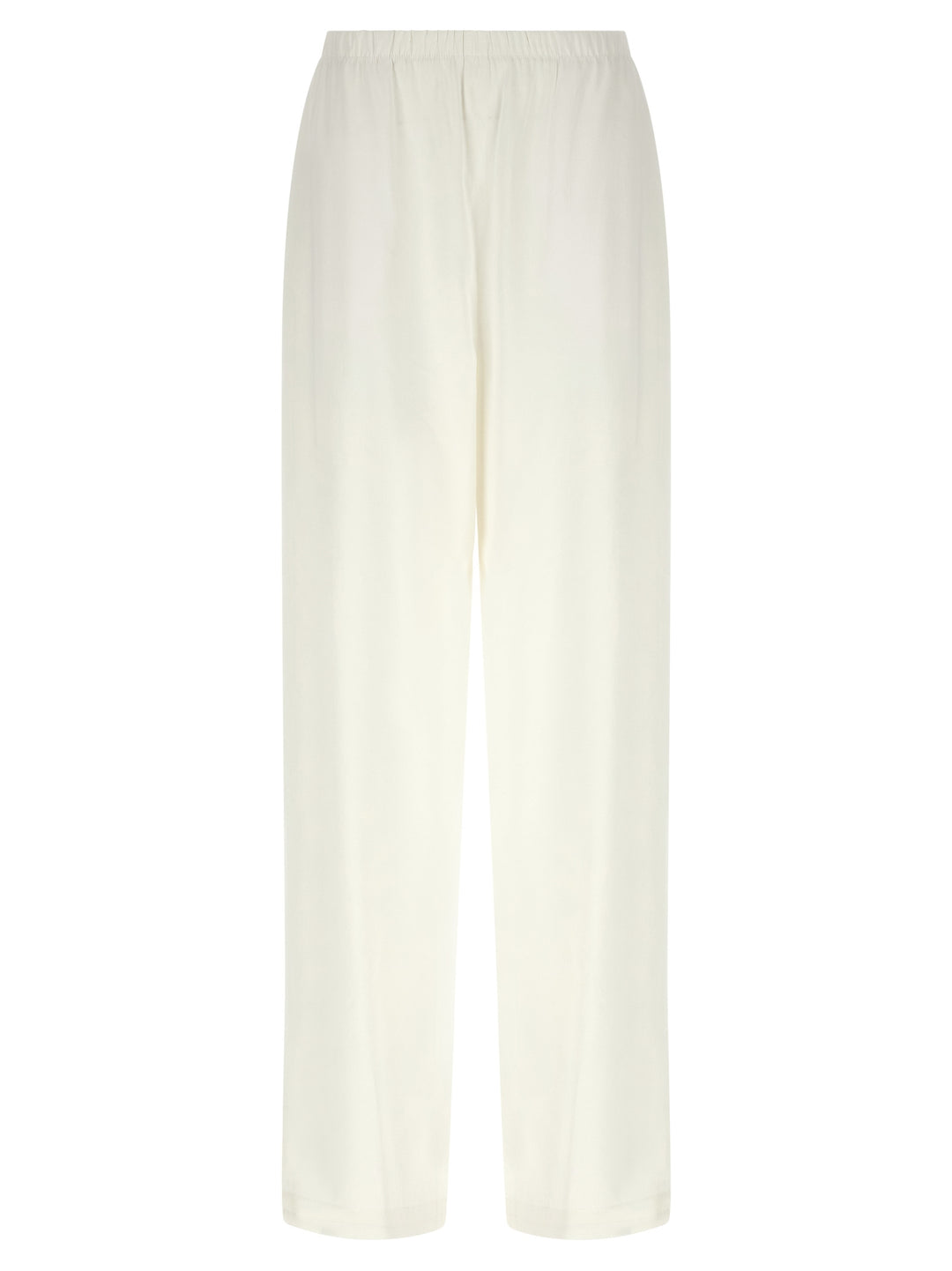 Max Mara White Linen Casual Pants