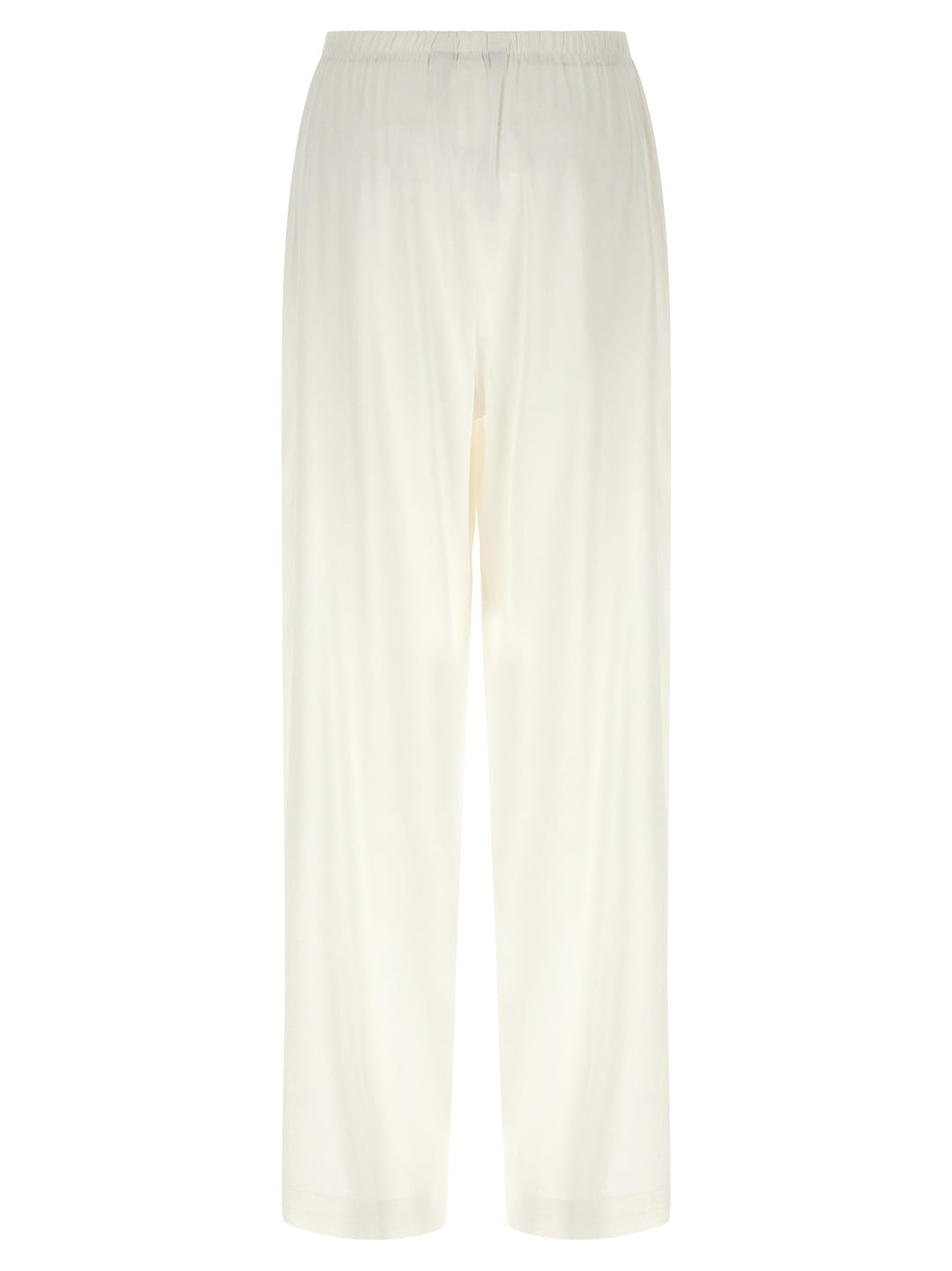 Max Mara White Linen Casual Pants