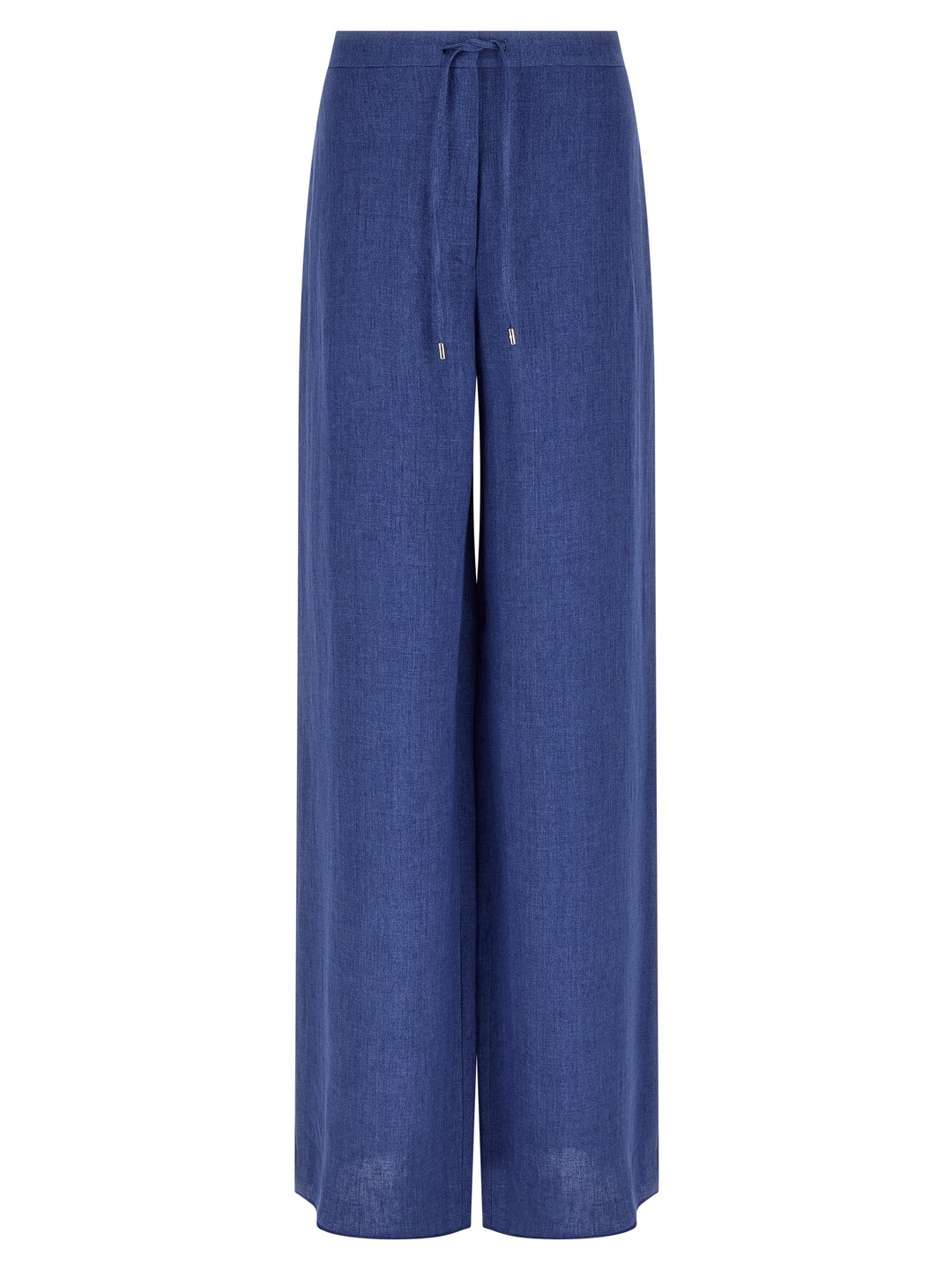 Max Mara Blue Linen Casual Pants
