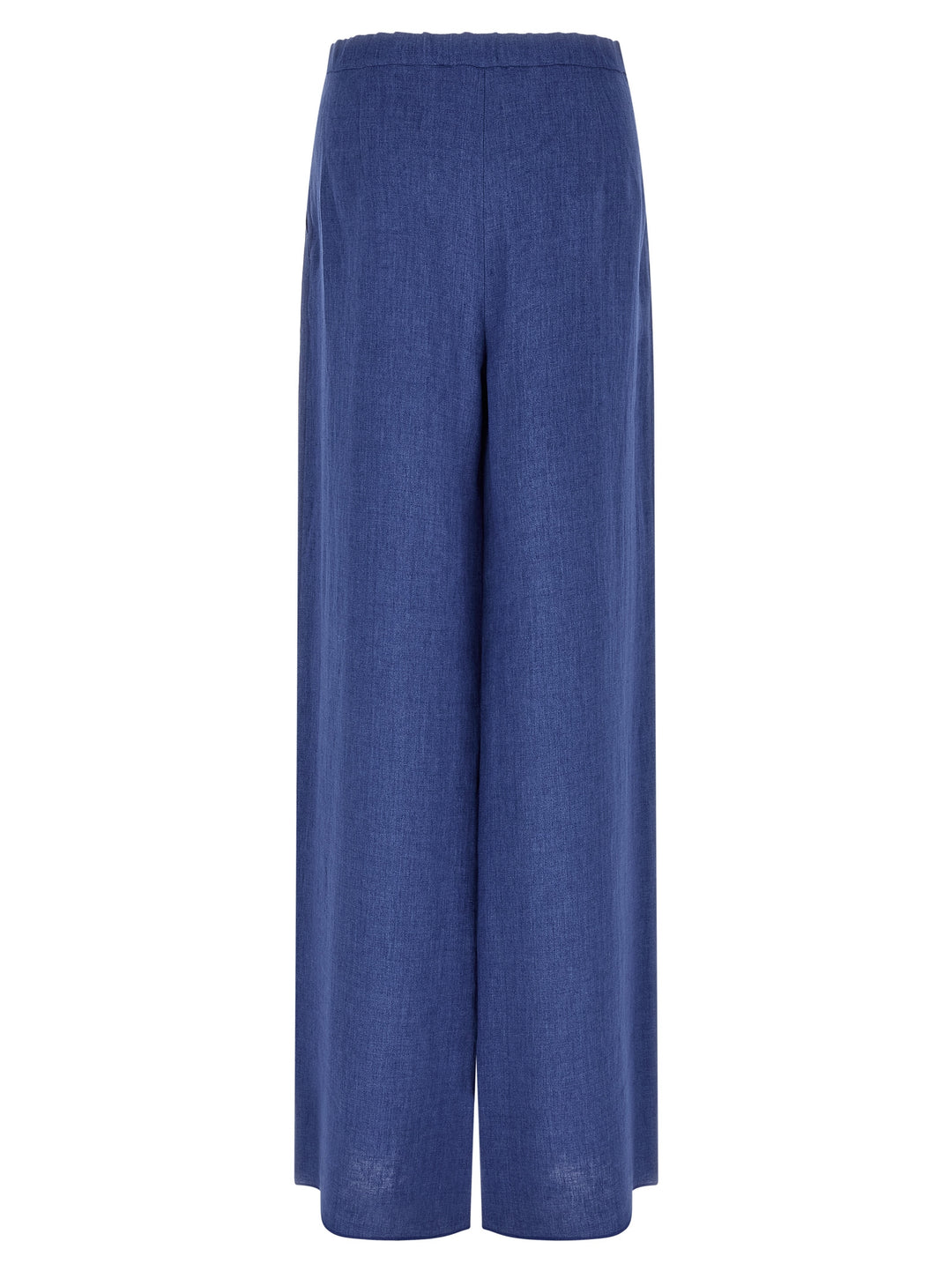 Max Mara Blue Linen Casual Pants