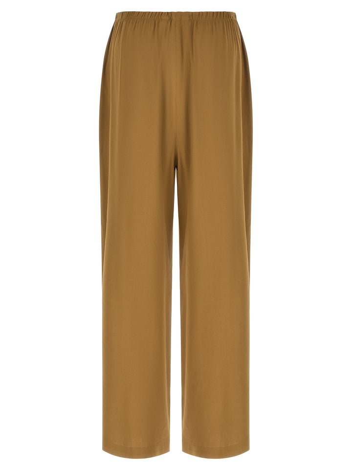 Max Mara Beige Linen Casual Pants
