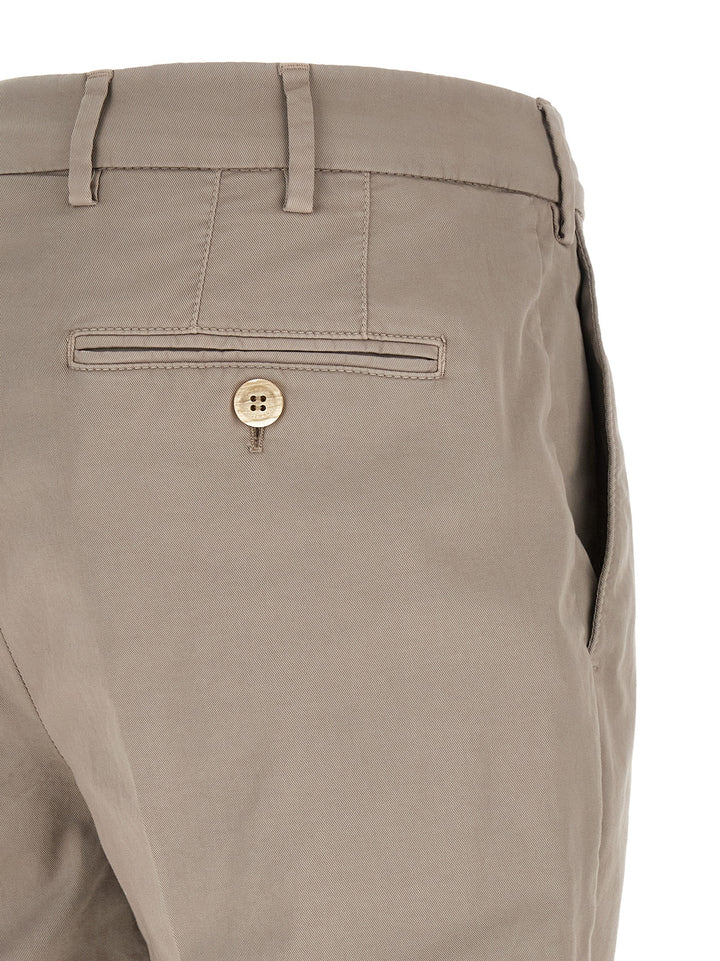 Brunello Cucinelli Beige Cotton Casual Pants