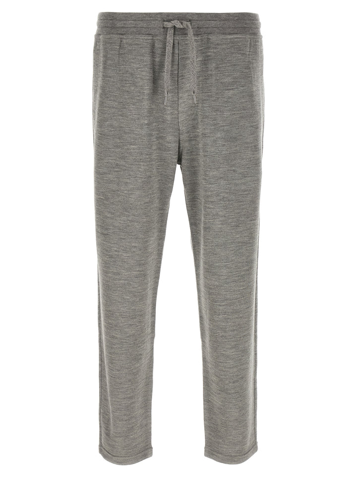 Brunello Cucinelli Gray Cashmere Joggers (Workout Pants)