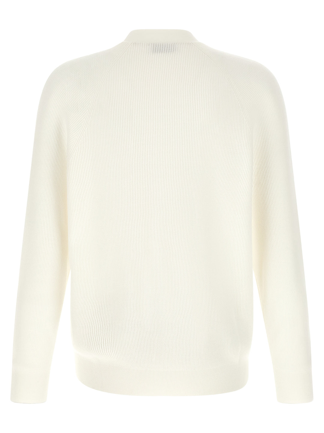 Brunello Cucinelli White Cotton Cardigan