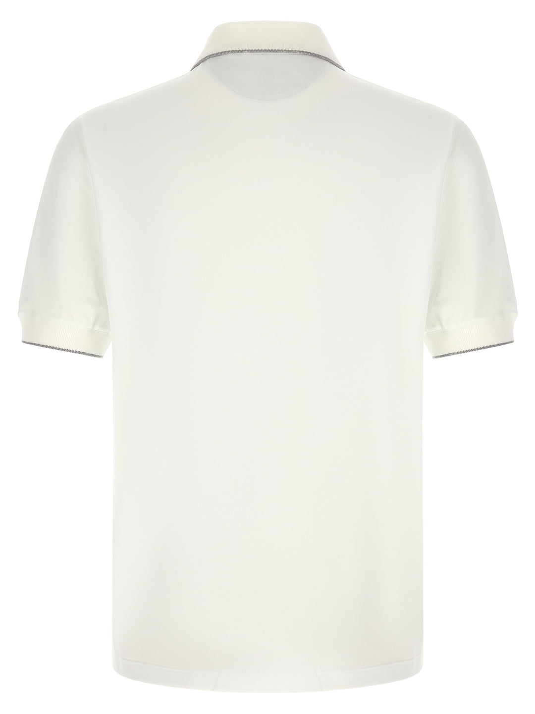 Brunello Cucinelli White Polyamide Polo Shirt