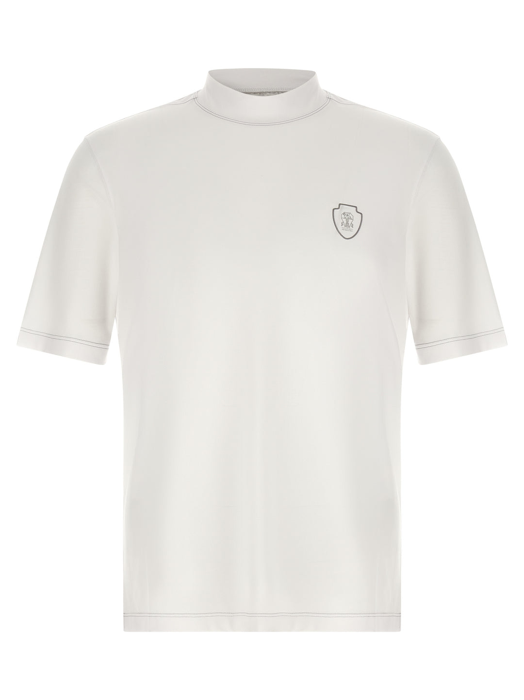 Brunello Cucinelli White Polyamide T-Shirt