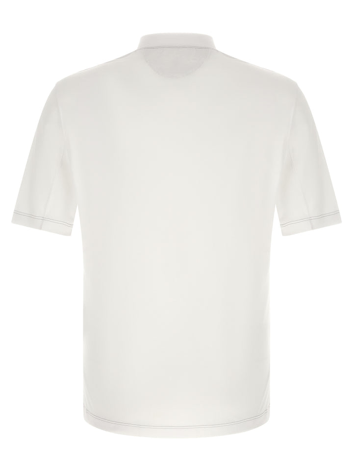 Brunello Cucinelli White Polyamide T-Shirt