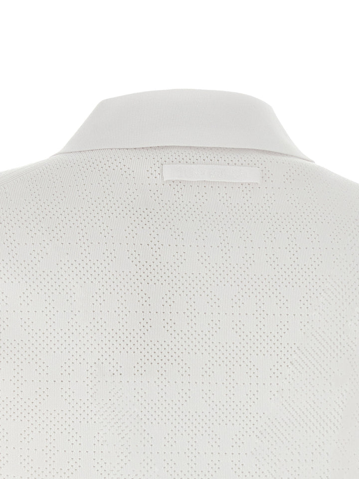 Tory Burch White Viscose Polo Shirt