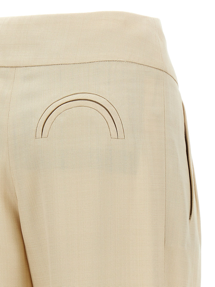 Blazé Milano Beige Viscose Dress Pants