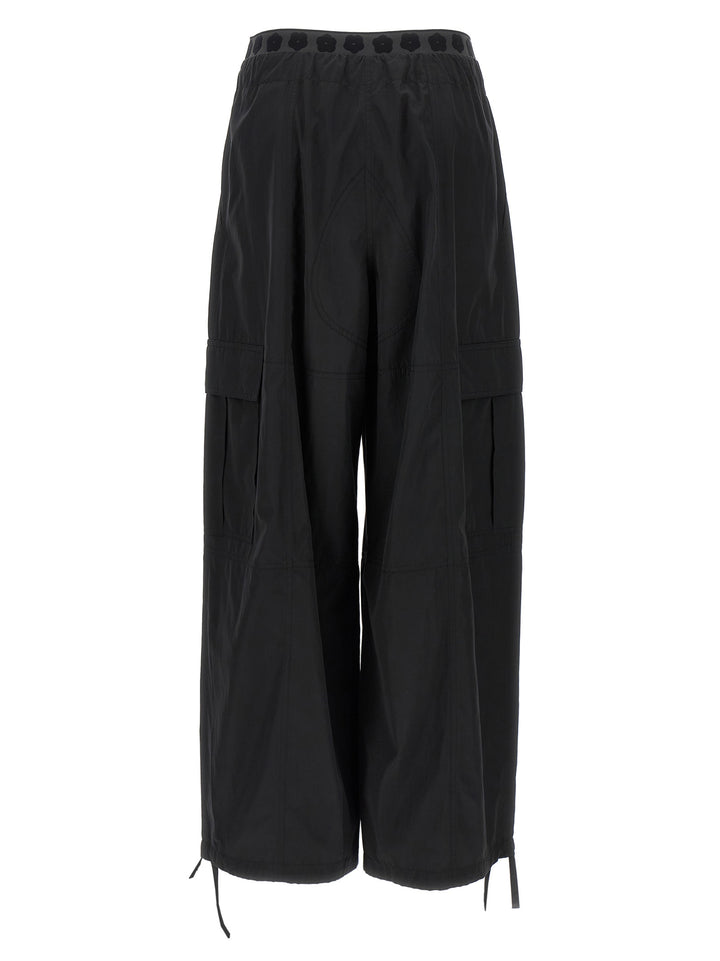 Kenzo Black Polyester Cargo Pants