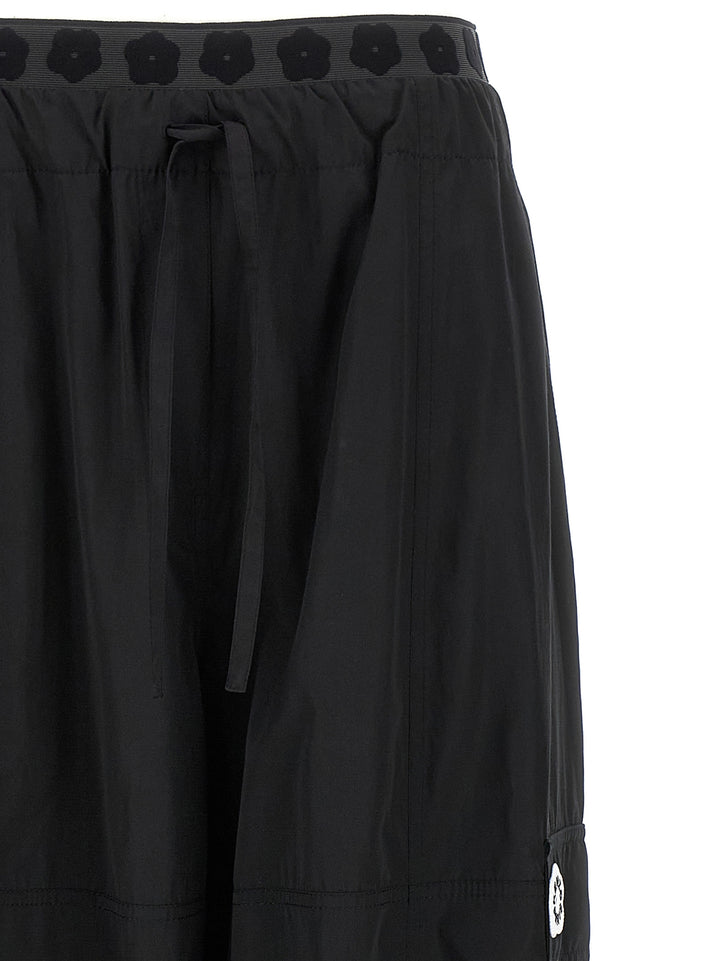 Kenzo Black Polyester Cargo Pants