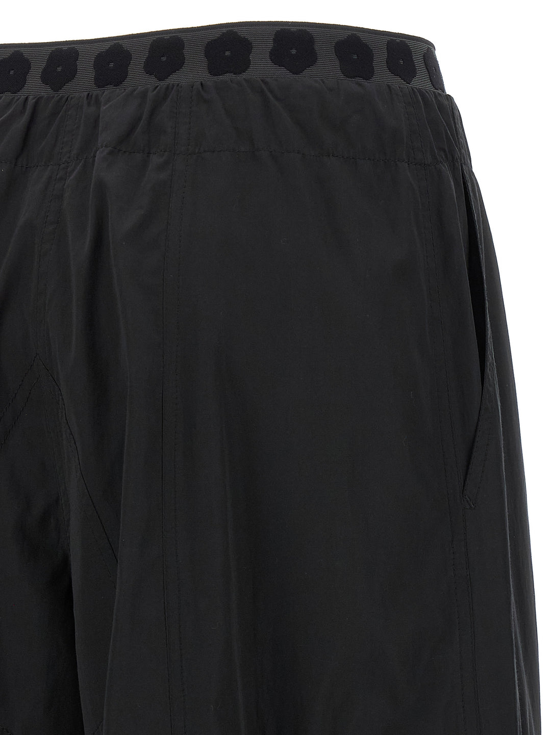 Kenzo Black Polyester Cargo Pants