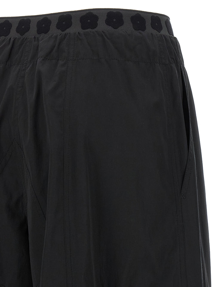 Kenzo Black Polyester Cargo Pants