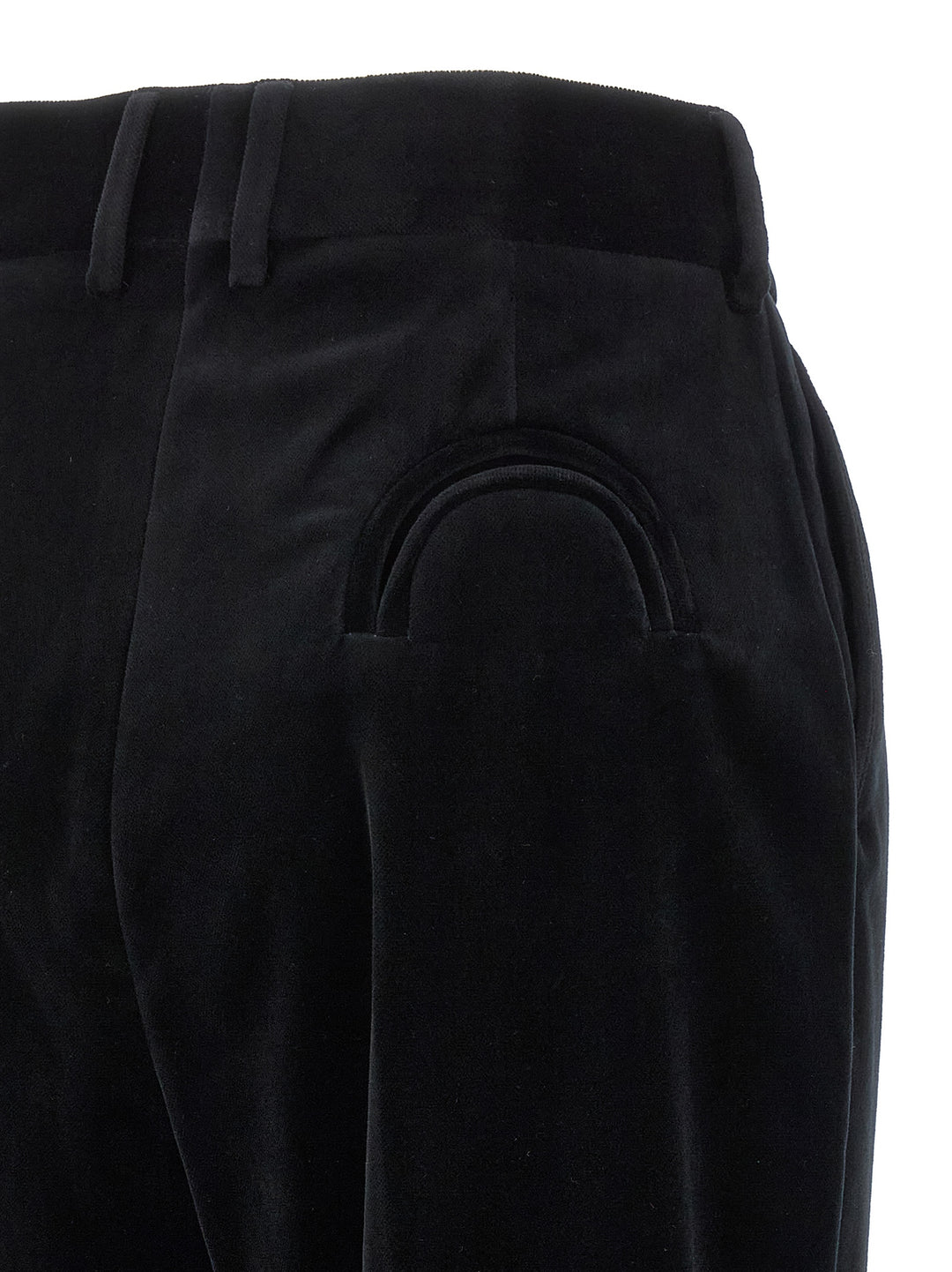 Blazé Milano Black Cotton Dress Pants