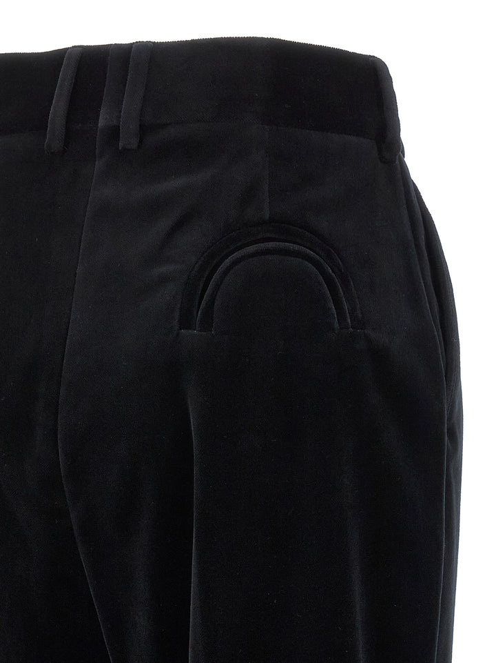 Blazé Milano Black Cotton Dress Pants