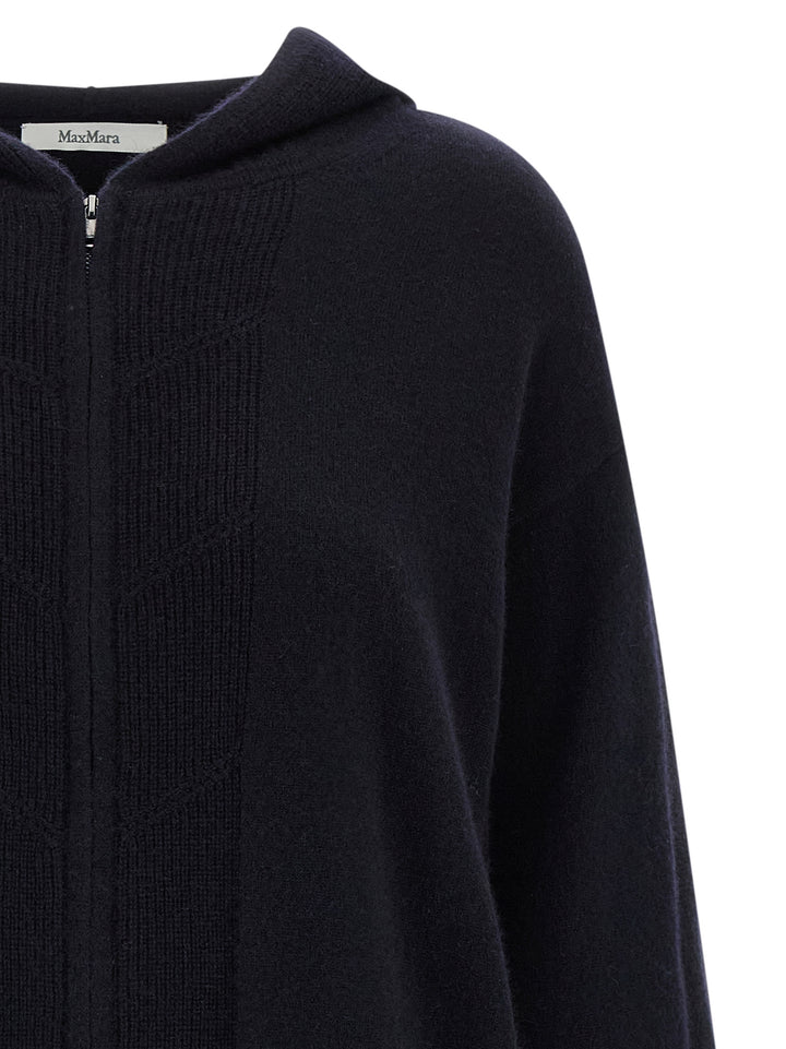 Max Mara Blue Cashmere Cardigan
