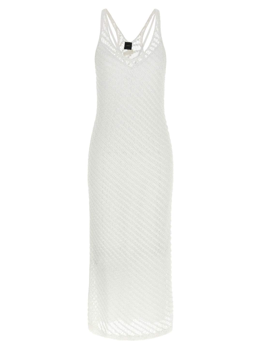 PINKO White Polyester Long Dress