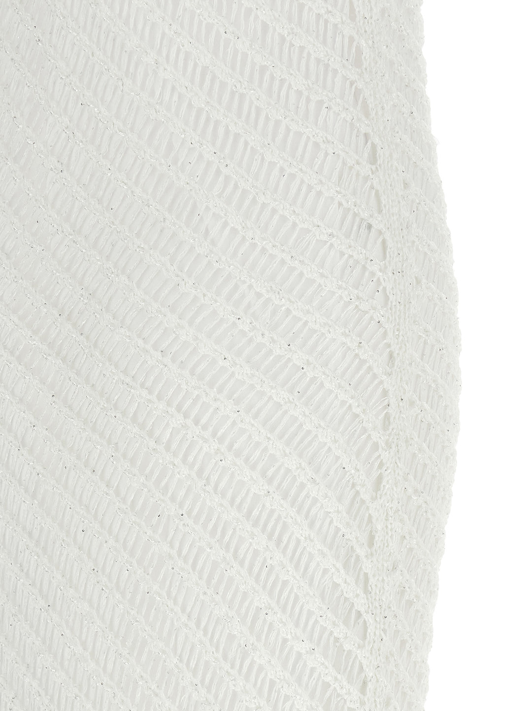 PINKO White Polyester Long Dress