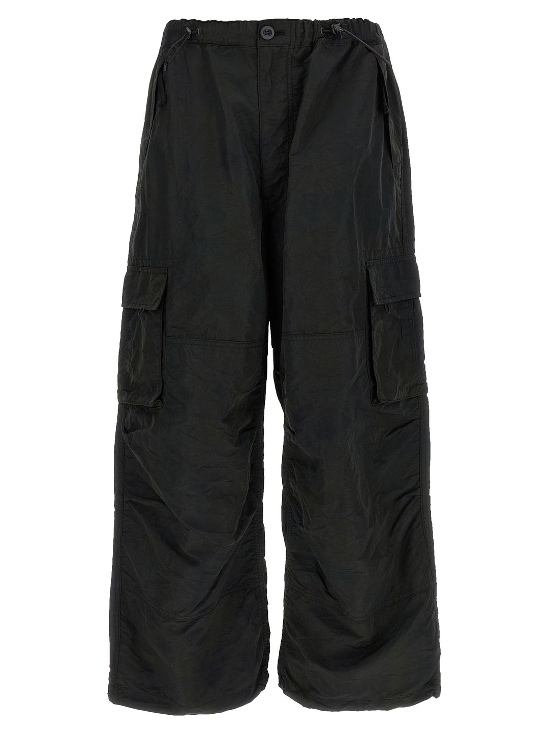 Comme Des Garçons Black Nylon Cargo Pants