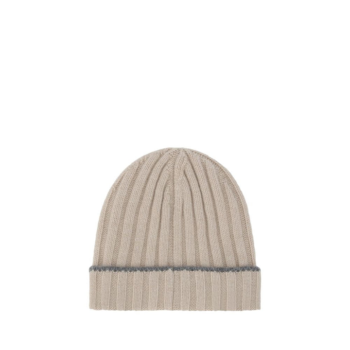 Brunello Cucinelli Brown Cashmere Beanie