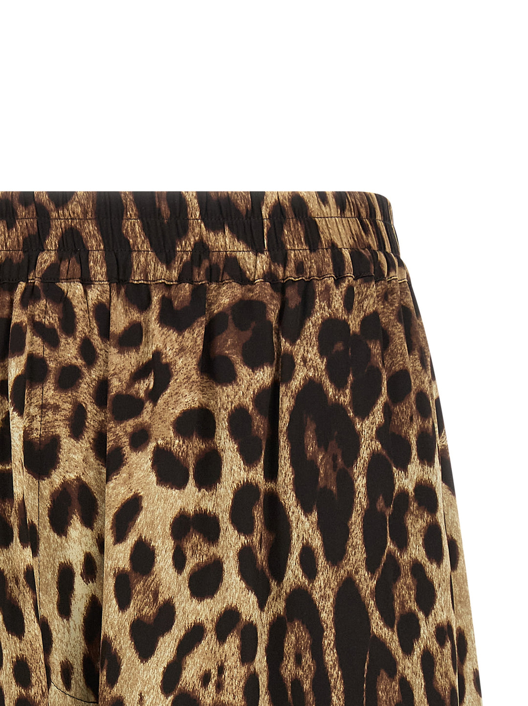 Dolce &amp; Gabbana Brown Silk Bermuda Shorts