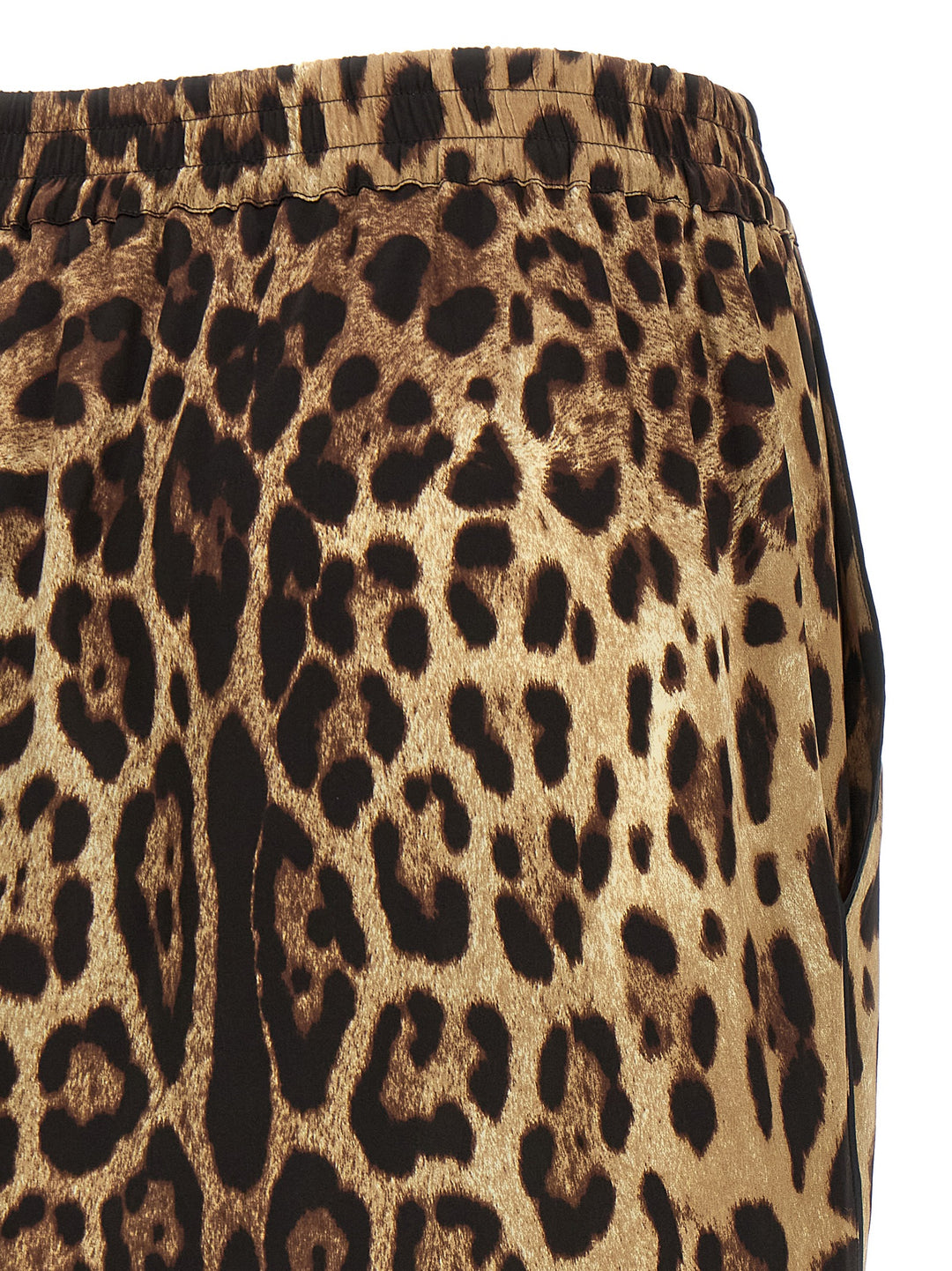 Dolce &amp; Gabbana Brown Silk Bermuda Shorts
