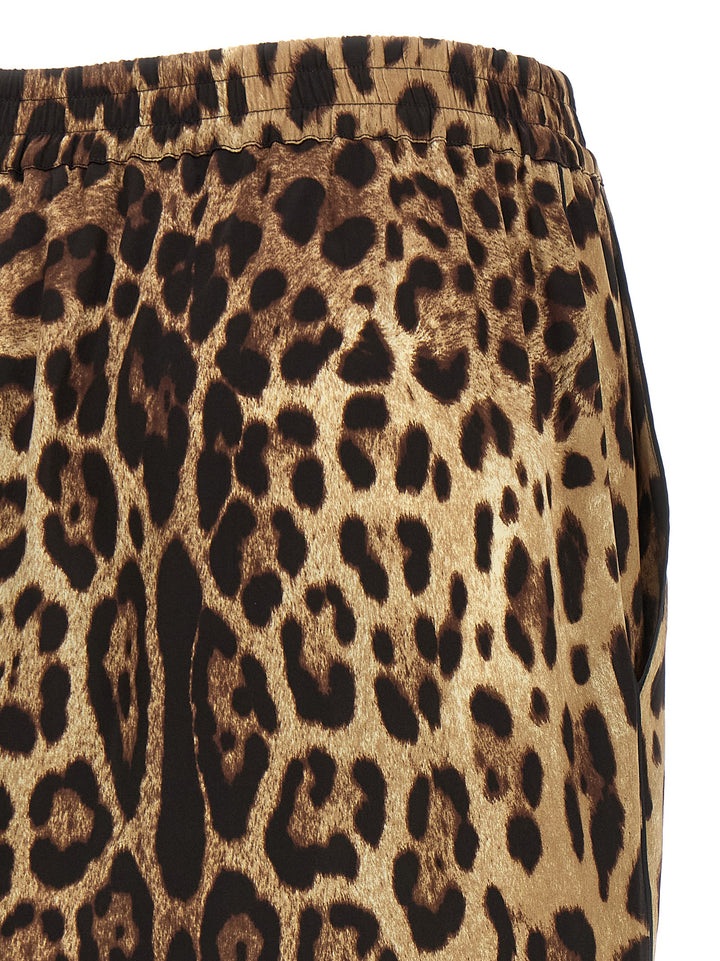 Dolce &amp; Gabbana Brown Silk Bermuda Shorts