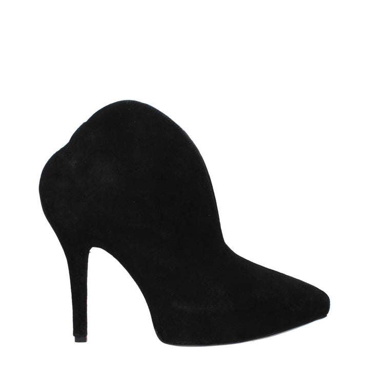 Alaïa Black Leather Ankle Boots