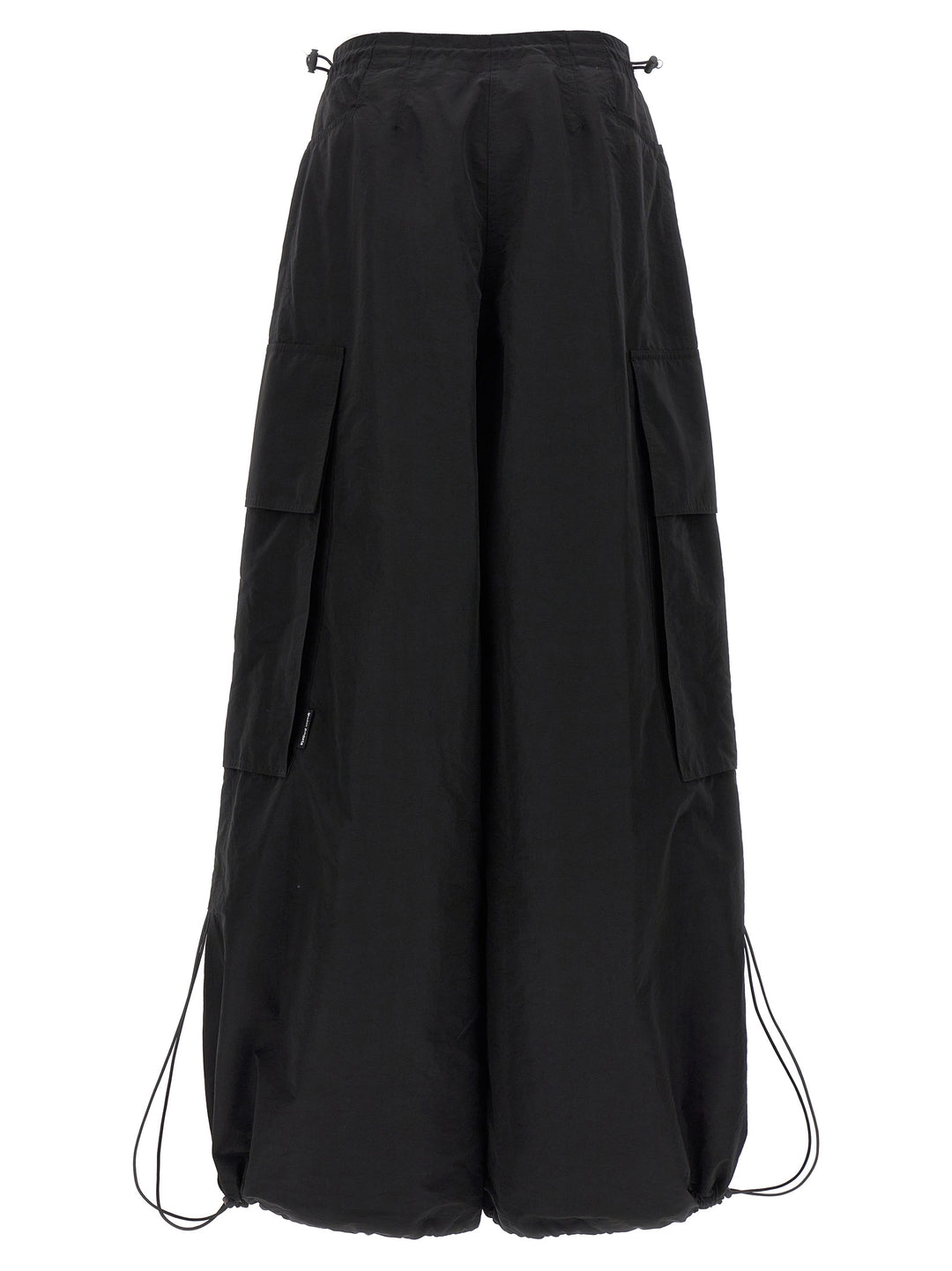 Palm Angels Black Polyamide Casual Pants