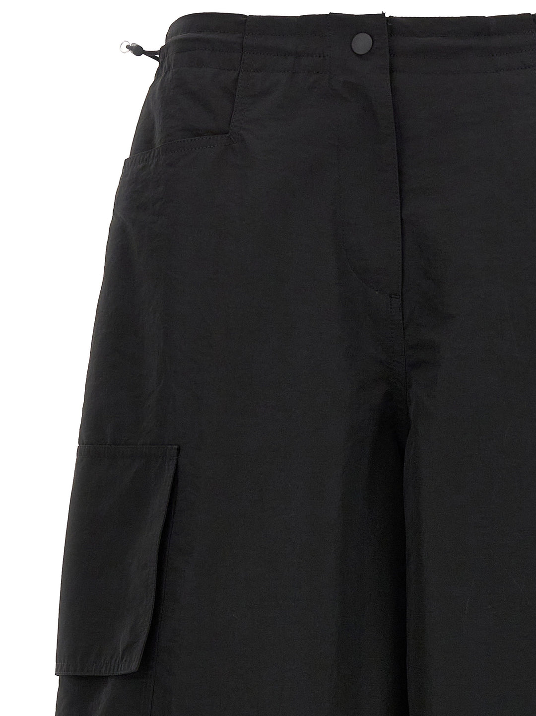 Palm Angels Black Polyamide Casual Pants