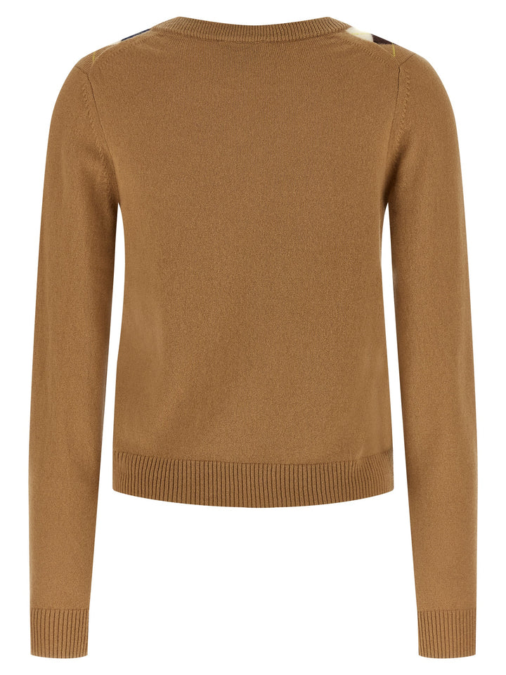 Ganni Beige Wool Cardigan
