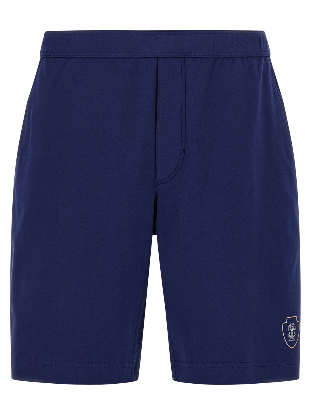 Brunello Cucinelli Blue Cotton Bermuda Shorts