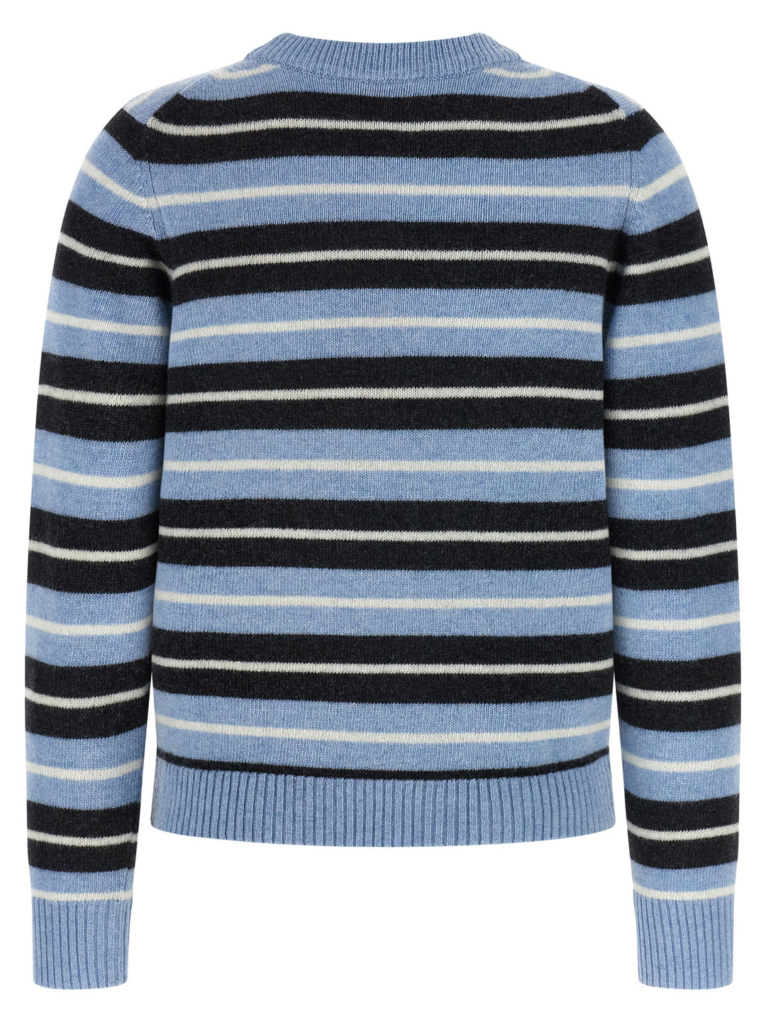 Ganni Blue Wool Cardigan
