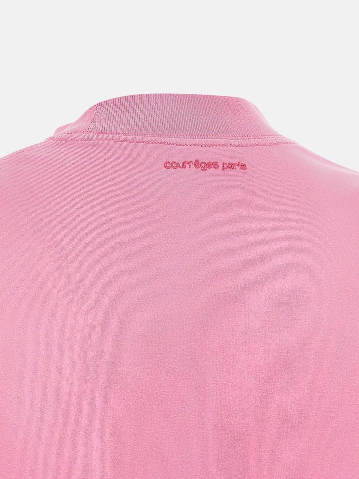 Courrèges Multicolor Cotton Short Dress