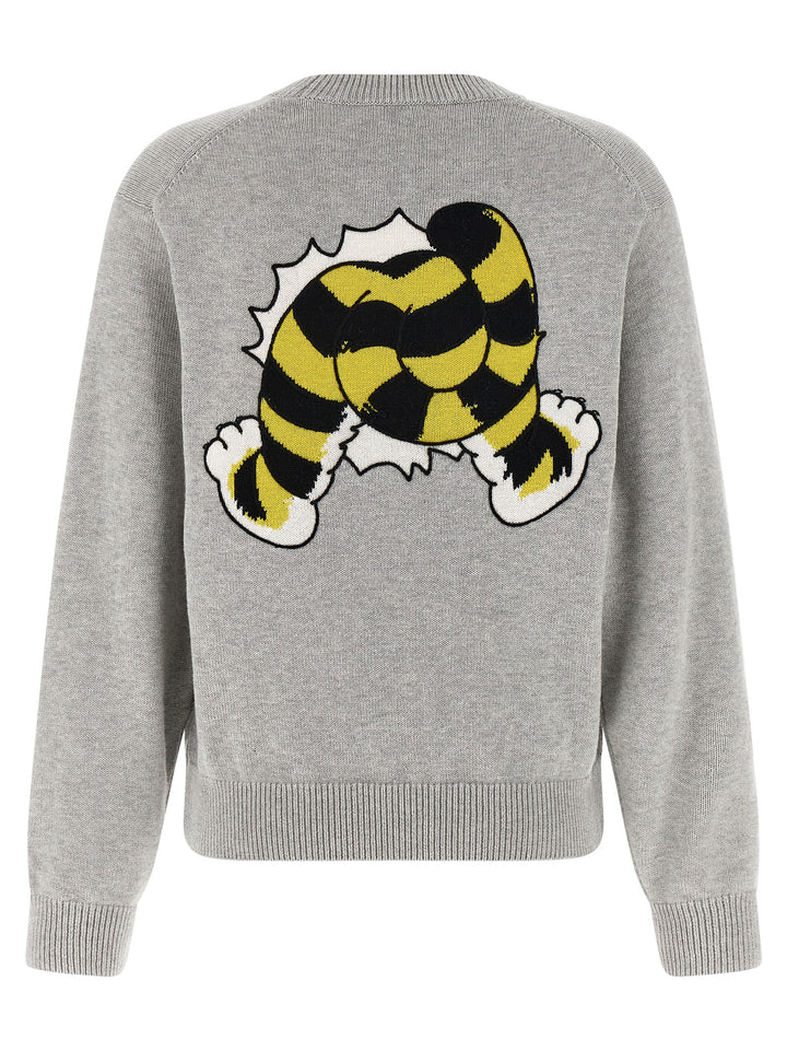 Kenzo Gray Wool Cardigan