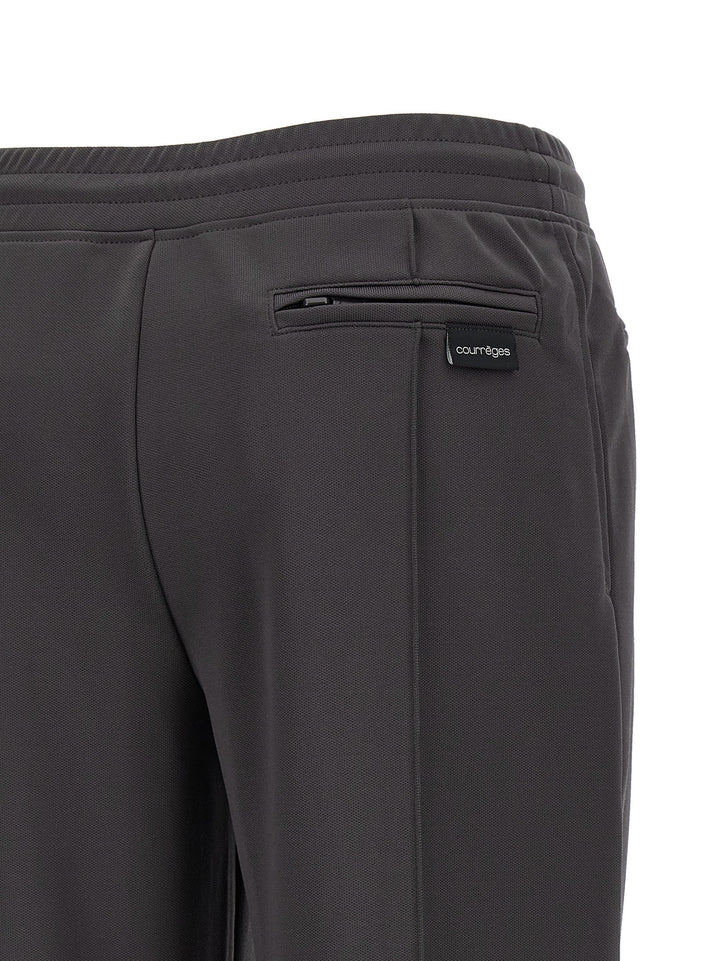 Courrèges Gray Polyester Joggers (Workout Pants)